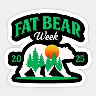 Fat Bear Week 2025 Stickers for Sale | TeePublic